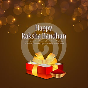 Happy rakhi celebration background