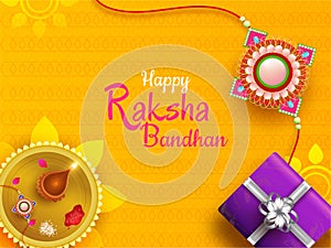 Happy Raksha Bandhan celebration concept.