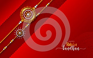 Happy Raksha Bandhan Greeting Background Template