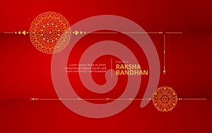 Happy Raksha Bandhan Greeting Background Template