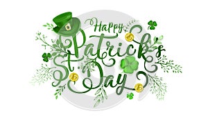 Happy Saint Patrick s Day Vector Illustration