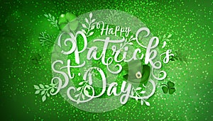 Happy Saint Patrick s Day Vector Illustration