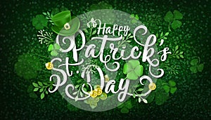 Happy Saint Patrick s Day Vector Illustration