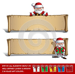 Happy Santas Papyrus - Presenting & Presents Set photo