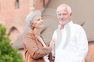 Happy senior couple