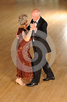 Happy Senior Couple Dancing