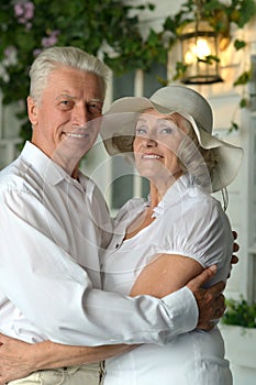 Happy Senior couple outdoors