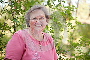 Happy Senior Woman Portrait