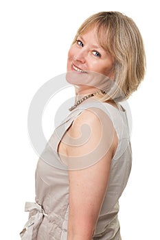 Happy Smiling Attractive Mature Woman