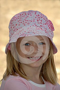 Happy smiling child portrait