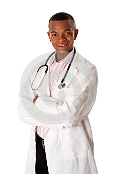 Happy smiling doctor physician