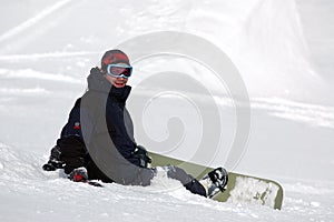 Happy snowboarder 2