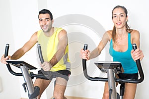 Happy spinning exercise