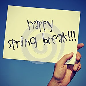 Happy spring break