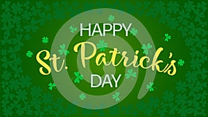 Happy St. Patrick`s day. Irish holiday illustration. Spring decoration. Vector graphic. Irish symbol. Lucky sign. St. Patrick`s