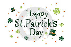 Happy St Patrick`s day message photo