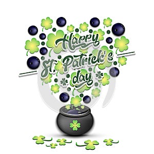 Happy St. Patricks day and bowling ball
