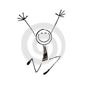 Happy stick figure 5