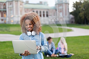 Happy student