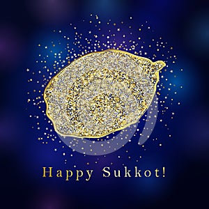 Happy Sukkot congratulations photo