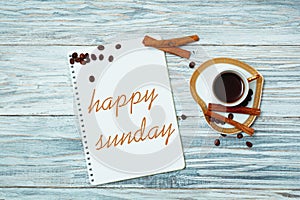 Happy Sunday with a cup of coffee