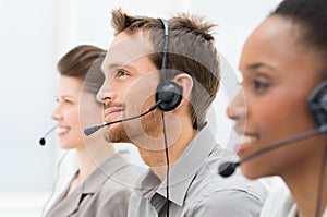 Happy Telephone Operators photo