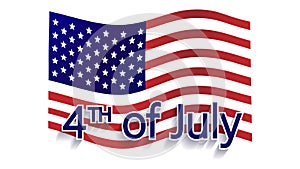 Happy 4th of July - Independence Day Vector Design - July Fourth