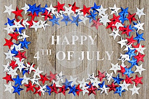 Happy 4th of July message photo