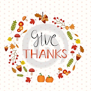 Happy Thanks giving vector background