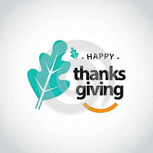 Happy Thanks Giving Vector Template Design Illustration