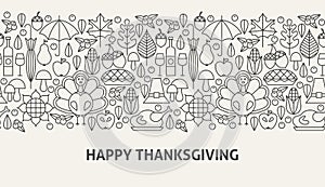 Happy Thanksgiving Banner Concept