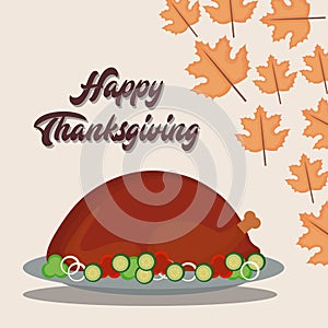 Happy thanksgiving card