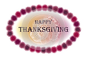 Happy thanksgiving - card