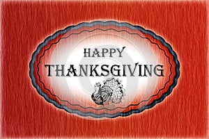 Happy thanksgiving - card