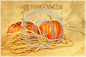 A Happy Thanksgiving Card