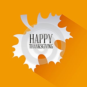 Happy thanksgiving card