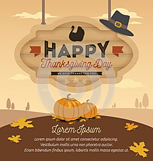 Happy Thanksgiving Card Design