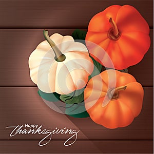 Happy thanksgiving card. Vector illustration decorative background design