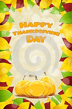 Happy Thanksgiving Day card