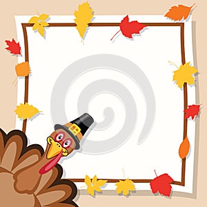 Happy thanksgiving day card. vector