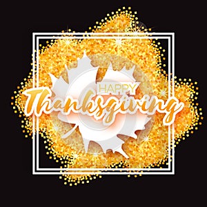 Happy Thanksgiving Day greeting card