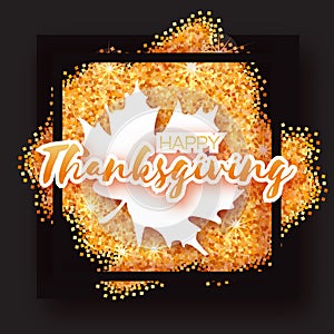 Happy Thanksgiving Day greeting card