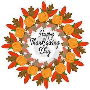 Happy Thanksgiving Day, Idea for poster, banner, flyer or postcard