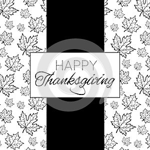 Happy Thanksgiving Day logo template