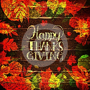 Happy Thanksgiving holiday banner