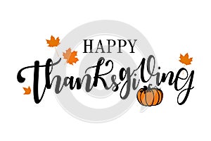 Happy Thanksgiving lettering