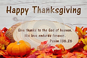 Happy Thanksgiving message