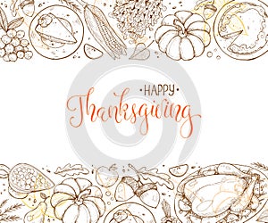 Happy thanksgiving poster