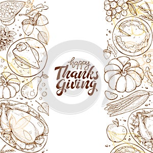 Happy thanksgiving poster