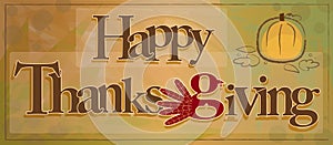 Happy Thanksgiving sign